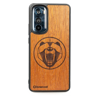 Dřevěné Pouzdro Bewood Motorola Edge 30 Medvěd Merbau