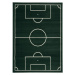 Alfa Carpets  Kusový koberec Fotbal green - 120x170 cm
