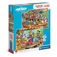 Clementoni Puzzle 2x60el Mickey and Friends. Mickey a přátelé 21620