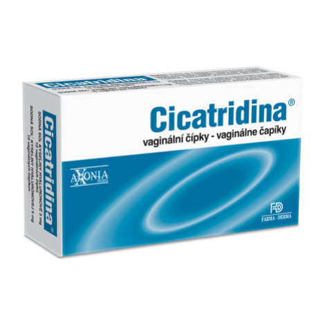 CICATRIDINA poševní čípky 10 x 2 g