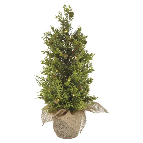 EMOS LED svítící stromek, 50 cm, venkovní i vnitřní, teplá bílá, časovač