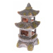Keramický svícen na čajovou svíčku Pagoda, 9,5 x 19,5 x 9 cm