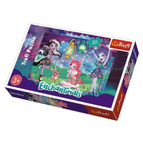 Puzzle Enchantimals 30 dílků v krabičce 21x14x4cm