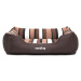 Pelíšek pro psa Reedog Comfy Brown & Stripes