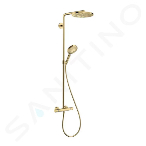 Hansgrohe 27633990 - Sprchový set Showerpipe s termostatem, 3 proudy, leštěný vzhled zlata