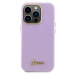Zadní kryt Guess PU Glitter Full Wrapped pro iPhone 15 Pro, lilac
