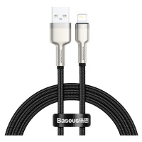 Kabel USB-Lightning Baseus Cafule, 2,4 A, 1 m (černý)