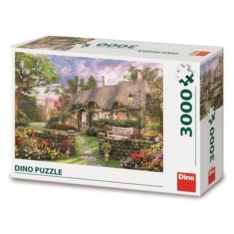 Puzzle 3000 Romantická chatka Dino