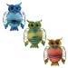 Signes Grimalt Owl Wall Ornament 3 U ruznobarevne