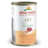 Almo Nature HFC, 24 x 140g - 20 + 4 zdarma! Tuňák & krevety