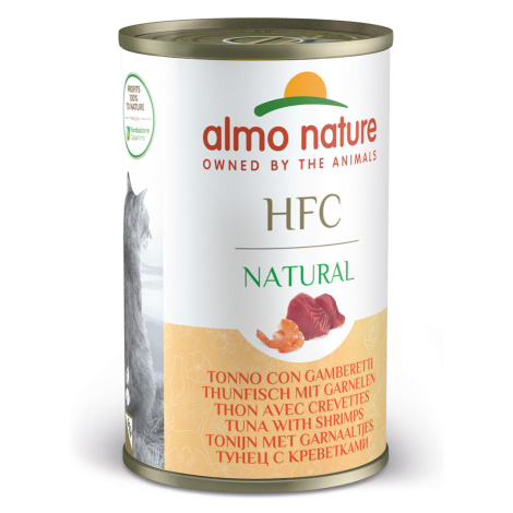 Almo Nature HFC, 24 x 140g - 20 + 4 zdarma! Tuňák & krevety Almo Nature Holistic