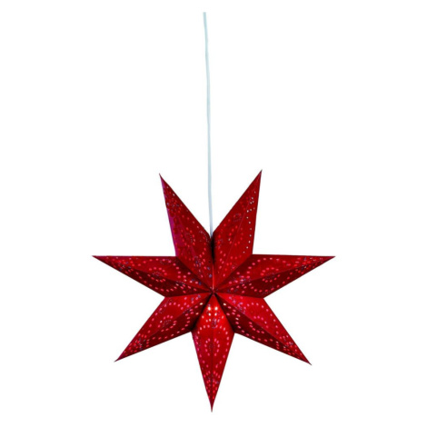 Markslöjd 700122 - Vánoční dekorace SATURNUS 1xE14/25W/230V pr. 45 cm červená