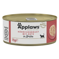 Applaws Cat kuřecí prsa a kachna 24 × 70 g