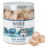 Mix 2 druhy: Wolf of Wilderness - RAW snack (mrazem sušený) Mix 3: jehněčí plíce & losos (120 g)