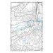 Mapa Cork white, 26.7x40 cm