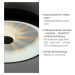 LEUCHTEN DIREKT is JUST LIGHT LED stropní svítidlo černá 50x50 kruhové křišťálový efekt stmívate