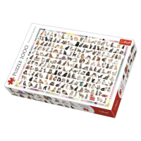 Trefl Puzzle 208 koček / 1000 dílků
