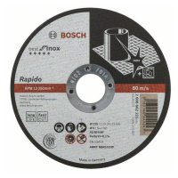 Dělicí kotouč rovný Best for Inox - Rapido Long Life - A 60 W BF 41, 125 mm, 22,23 mm, 1,0 BOSCH