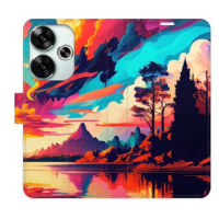 iSaprio Flip pouzdro Colorful Mountains 02 pro Poco F6