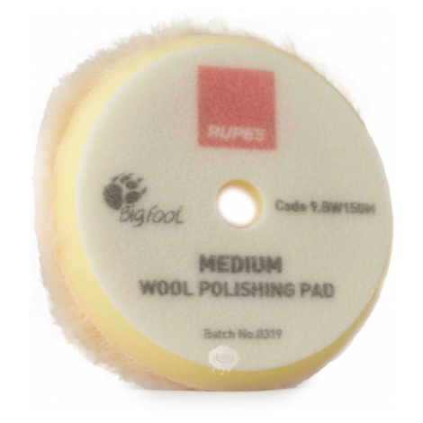 Střední vlněný kotouč Rupes BigFoot Wool MEDIUM (150 mm)