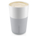 EVA SOLO Termohrnky na café latte 360 ml 2 kusy světle šedé