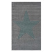 Livone Dětský koberec - Hollywood Star barva: šedá x mátová, Velikost: 160 x 230