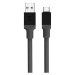 Kabel Tactical Fat Man Cable USB-A/USB-C 1m, šedá