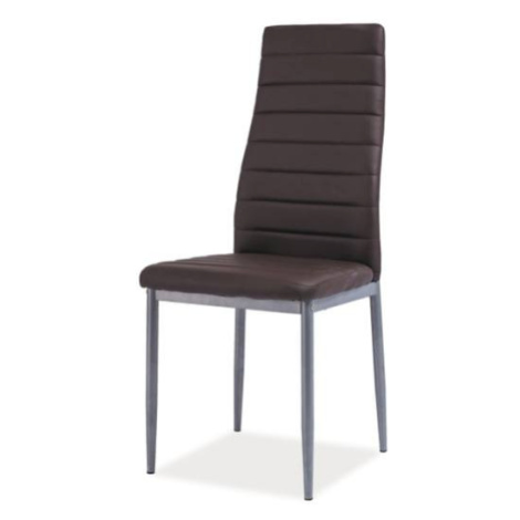 Jídelní židle SIGH-261 hnědá/šedá