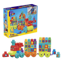 Mega bloks vláček abc nauč se abecedu, mattel dxh35