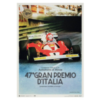 Umělecký tisk Monza Circuit - 100 Years Anniversary - 1976, Automobilist, 50 × 70 cm