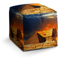 Sablio Taburet Cube Pyramidy: 40x40x40 cm