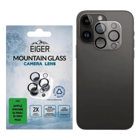 Ochranné sklo Eiger Mountain Glass LENS for Apple iPhone 15 Pro / 15 Pro Max Eiger Glass