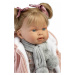Llorens 42284 ALEXANDRA - realistická panenka se zvuky a měkkým látkovým tělem - 42 cm