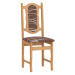 Jídelní židle GORONTALO, potah safari, barva: olše, 5 let záruka