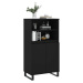 vidaXL Skříň highboard černá 60 x 36 x 110 cm kompozitní dřevo