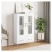 vidaXL Skříň highboard bílá 69,5 x 31 x 115 cm kompozitní dřevo