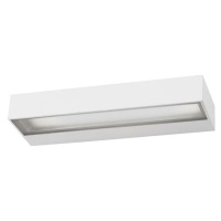 NOVA LUCE venkovní nástěnné svítidlo FUNGO bílý hliník skleněný difuzor LED 12W 3000K 220-240V 1