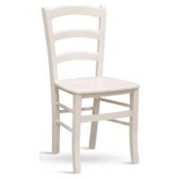 Stima Dřevěná židle Paysane COLOR - masiv bianco anilin