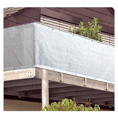Bílá plastová balkonová zástěna 300x90 cm - Garden Pleasure