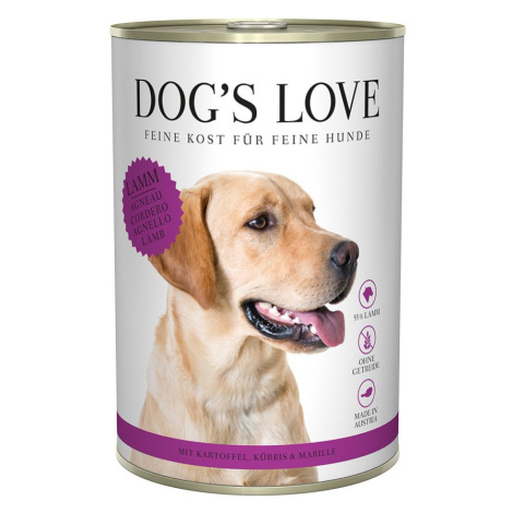 Dog's Love Classic jehněčí maso s bramborami, dýní a meruňkou 6 × 400 g