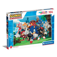 Clementoni Puzzle 104 dílků Sonic the Hedgehog