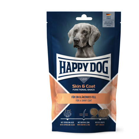 Happy Dog Care Snack - Skin & Coat s kachnou 100 g