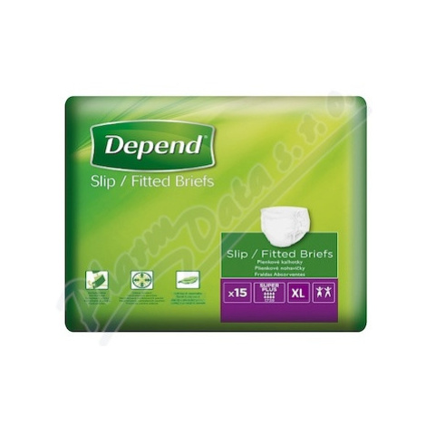 Depend Slip Super Plus inkont.kalhotky vel.XL 15ks