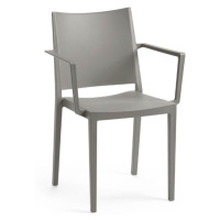 91038 Křeslo MOSK ARMCHAIR, šedá, 82 x 57 x 56 cm