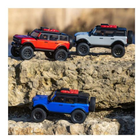 Axial SCX24 Ford Bronco 2021 1:24 4WD RTR šedý