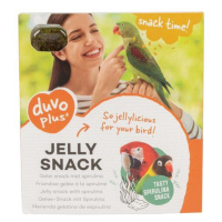 Duvo+ Jelly snack pro papoušky 5g x 12ks želé pochoutky se spirulinou