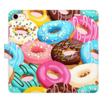 iSaprio flip pouzdro Donuts Pattern 02 pro iPhone 7/8/SE 2020