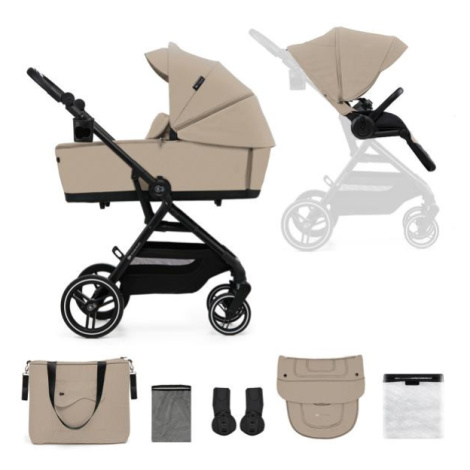 KINDERKRAFT SELECT Kočárek kombinovaný Yoxi 2v1 Sand Beige