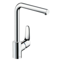 Dřezová baterie Hansgrohe Focus s otočným ramínkem chrom 31827000