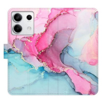 iSaprio flip pouzdro PinkBlue Marble pro Xiaomi Redmi Note 13 5G